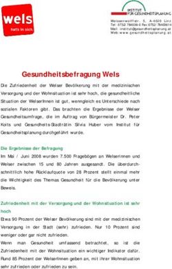 Gesundheitsbefragung Wels