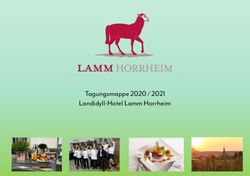 Tagungsmappe 2020 / 2021 Landidyll-Hotel Lamm Horrheim