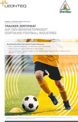TRACKER ZERTIFIKAT AUF DEN BENEFAKTORINDEX DORTMUND FOOTBALL INDUSTRIES - auf den benefaktorindex dortmund football ...