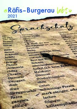 "Räfis-Burgerau lebt" 2021 - Einwohnerverein Räfis-Burgerau