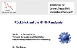 R&uuml;ckblick auf die H1N1-Pandemie - Berlin, 19. Februar 2010 Verband der &Auml;rzte des &Ouml;ffentlichen Gesundheitsdienstes Berlin-Brandenburg Dr. Elke Friese