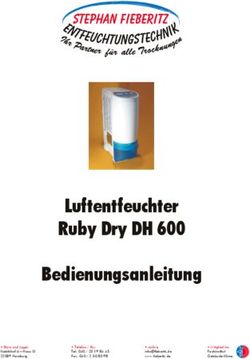 Luftentfeuchter Ruby Dry DH 600 Bedienungsanleitung