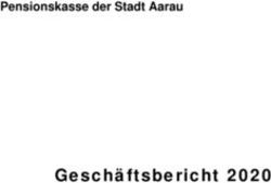 Gesch&auml;ftsbericht 2020 - Pensionskasse der Stadt Aarau
