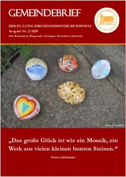 GEMEINDEBRIEF - "Das gro&szlig;e Gl&uuml;ck ist wie ein Mosaik, ein Werk aus vielen kleinen bunten Steinen." - Dorfkirche Rethwisch