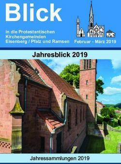 Blick Jahresblick 2019 - Eisenberg und Ramsen
