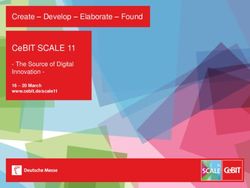 CEBIT SCALE 11 - THE SOURCE OF DIGITAL INNOVATION 16 - 20 MARCH WWW.CEBIT.DE/SCALE11
