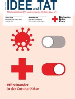 #f&uuml;reinander in der Corona-Krise