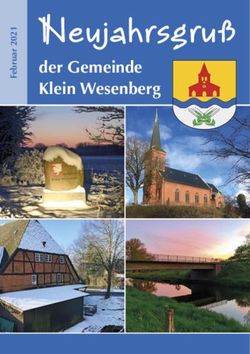 Neujahrsgru&szlig; der Gemeinde Klein Wesenberg