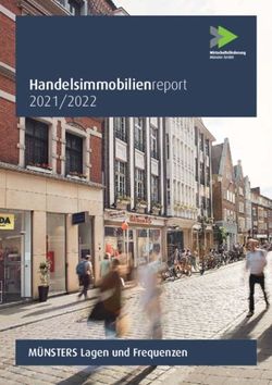 HANDELSIMMOBILIENREPORT 2021/2022 - M&Uuml;NSTERS LAGEN UND FREQUENZEN - WIRTSCHAFTSF&Ouml;RDERUNG ...