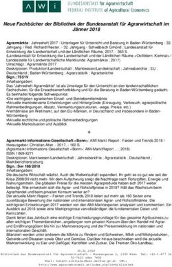 Neue Fachb&uuml;cher der Bibliothek der Bundesanstalt f&uuml;r Agrarwirtschaft im J&auml;nner 2018