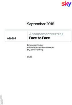 September 2018 Abonnementvertrag Face to Face - Login