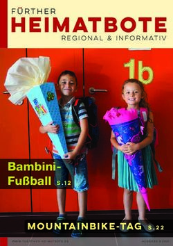 Bambini-Fußball S.12 - Mountainbike-Tag S.22 - Der Fürther Heimatbote