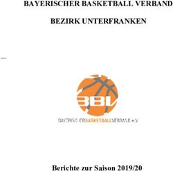 BAYERISCHER BASKETBALL VERBAND BEZIRK UNTERFRANKEN - Berichte zur Saison 2019/20 - Bayerischer Basketball ...