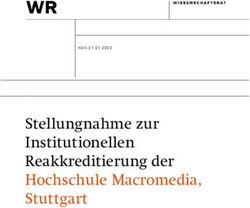 Stellungnahme zur Institutionellen Reakkreditierung der Hochschule Macromedia, Stuttgart - Wissenschaftsrat