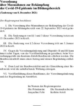 Verordnung &uuml;ber Massnahmen zur Bek&auml;mpfung der Covid-19-Epidemie im Bildungsbereich