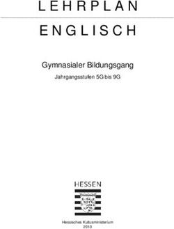 Gymnasialer Bildungsgang - Jahrgangsstufen 5G bis 9G - Hessisches Kultusministerium