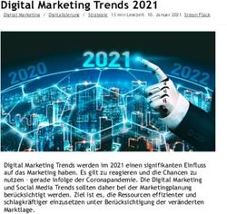 Digital Marketing Trends 2021