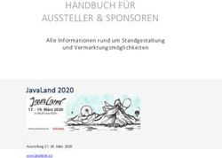 HANDBUCH F&Uuml;R AUSSTELLER & SPONSOREN - JavaLand 2020 - DOAG