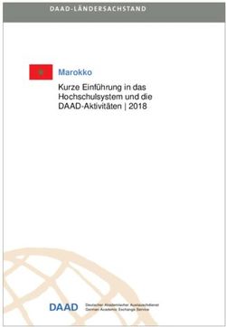 Marokko Kurze Einf&uuml;hrung in das Hochschulsystem und die DAAD-Aktivit&auml;ten