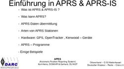 Einführung in APRS & APRS-IS - OV-G53