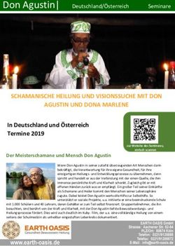 SCHAMANISCHE HEILUNG UND VISIONSSUCHE MIT DON AGUSTIN UND DONA MARLENE - Earth Oasis