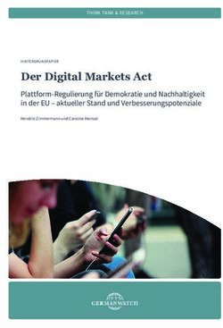 Der Digital Markets Act - Plattform-Regulierung f&uuml;r Demokratie und Nachhaltigkeit in der EU - aktueller Stand und Verbesserungspotenziale ...
