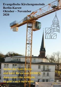 Evangelische Kirchengemeinde Berlin-Karow Oktober - November 2020 - Suchet der Stadt Bestes und betet f&uuml;r sie zum HERRN; denn wenn's ihr wohlgeht ...