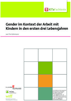 Gender im Kontext der Arbeit mit Kindern in den ersten drei Lebensjahren - von Tim Rohrmann