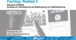 Fachtag: Radikal 2 Netzwerk CONTRA Konzept zur Verhinderung und Bek&auml;mpfung von Radikalisierung