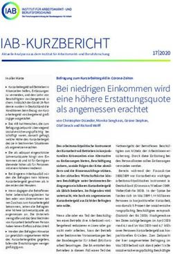 Bei niedrigen Einkommen wird eine h&ouml;here Erstattungsquote als angemessen erachtet - Doku.iab .