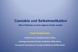 Cannabis und Selbstmedikation