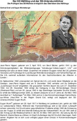 Der KZ-H&auml;ftling und der SS-Untersturmf&uuml;hrer - Die Profitgier des SS-Mannes erm&ouml;glicht das &Uuml;berleben des H&auml;ftlings Gertrud Graf und Eugen Michelberger