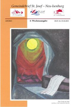 Gemeindebrief St. Josef - Neu-Isenburg - 4- Wochenausgabe 249/2021 - Bistum Mainz