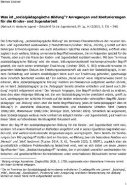 Was ist "sozialp&auml;dagogische Bildung"? Anregungen und Konturierungen f&uuml;r die Kinder- und Jugendarbeit