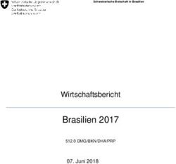 Brasilien 2017 Wirtschaftsbericht - Juni 2018 - Switzerland Global Enterprise