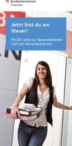 Jetzt bist du am Steuer! - Mit der Lehre zur Steuerassistentin und zum Steuerassistenten - BMF