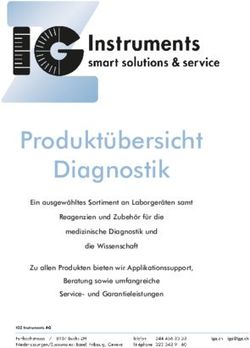 Produkt&uuml;bersicht Diagnostik - IGZ Instruments
