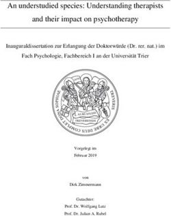 An understudied species: Understanding therapists and their impact on psychotherapy