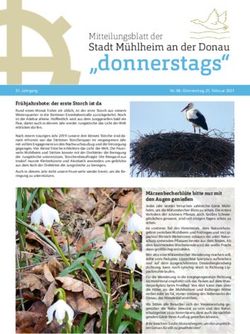 "donnerstags" Stadt M&uuml;hlheim an der Donau - Mitteilungsblatt der - Stadt M&uuml;hlheim an der Donau