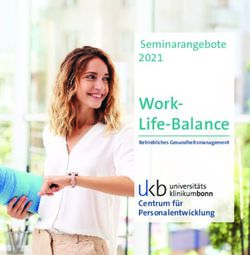 Work- Life-Balance Seminarangebote 2021 - Centrum f&uuml;r Personalentwicklung