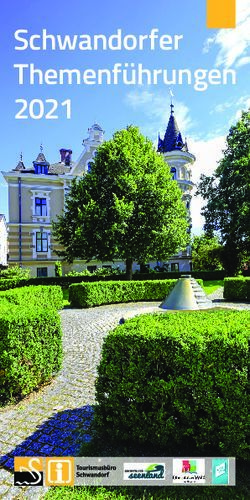 Schwandorfer Themenf&uuml;hrungen 2021