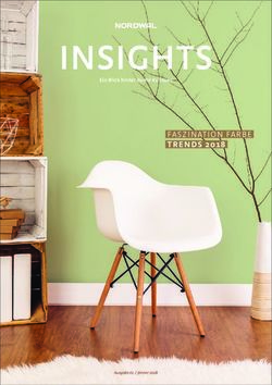 INSIGHTS FASZINATION FARBE - TRENDS 2018 - Clicktext