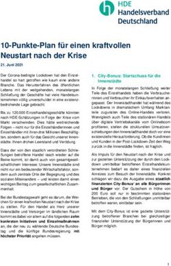 10-Punkte-Plan f&uuml;r einen kraftvollen Neustart nach der Krise