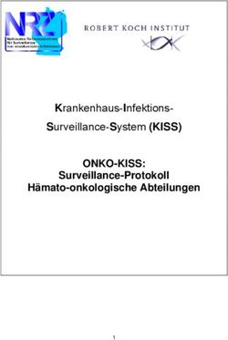 ONKO-KISS: Surveillance-System (KISS) Surveillance-Protokoll Hämato-onkologische Abteilungen