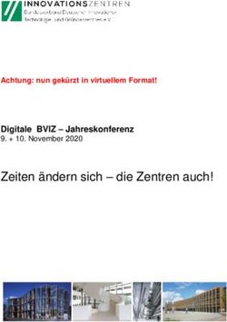 Zeiten &auml;ndern sich - die Zentren auch! - Achtung: nun gek&uuml;rzt in virtuellem Format! Digitale BVIZ - Jahreskonferenz 9. + 10. November 2020