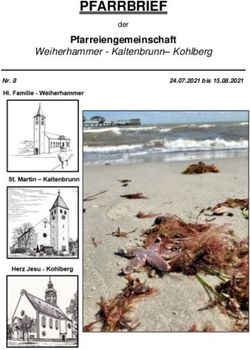 PFARRBRIEF Pfarreiengemeinschaft - Weiherhammer - Kaltenbrunn-Kohlberg - Pfarrei "Herz Jesu" Kohlberg