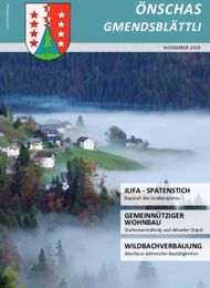 &Ouml;NSCHAS GMENDSBL&Auml;TTLI - JUFA - SPATENSTICH - Gemeinde Laterns