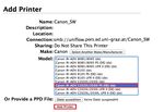 Manuelle Einrichtung der Canon-Multifunktionsdrucker unter Mac OS - Uni Graz