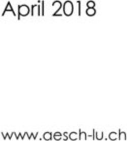 April 2018 www.aesch-lu.ch - Gemeinde Aesch LU