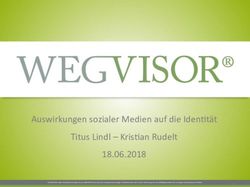 Auswirkungen sozialer Medien auf die Iden6tät Titus Lindl - Kris6an Rudelt 18.06.2018